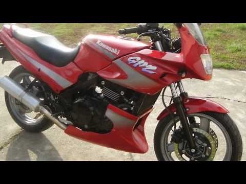 Kawasaki GPZ 500 S (EX500) Sound and run