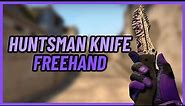 ★ Huntsman Knife Freehand | CSGO Knife Showcase