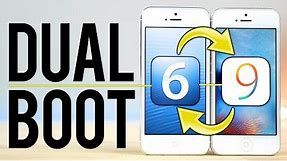 Dual Boot iOS 6 & iOS 9 on an iPhone!