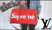 $30! SUPREME x LOUIS VUITTON DUFFEL BAG | iOFFER REVIEW