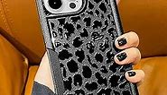 for iPhone 13 Pro Max Case Black Leopard Cheetah, [10ft Drop Tested] Heavy Duty Tough Rugged Full Body Protection Shockproof Protective Women Girls Men Case for iPhone 13 Pro Max 6.7''