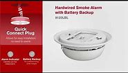 Hardwired Ionization Smoke Alarm with Battery Backup | 9120B