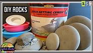 Make Your Own Rocks With Quikrete Quick-Setting Cement | Art Stones For Painting