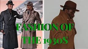 Fashion of the 1930s | Men's fashion