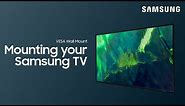 How to mount your Samsung TV with a VESA wall mount | Samsung US