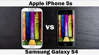 iPhone 5S vs Samsung Galaxy S4 Full In-Depth Comparison