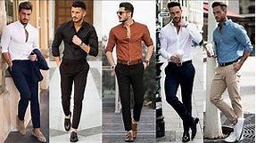 Mejores Combinaciones con Camisa Formal y Casual Para Hombres | Combinación de Outfits Formales