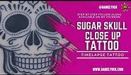 Sugar Skull Timelapse Tattoo