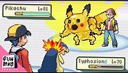 Red vs Gold Pokémon Battle - How it actually happened