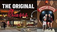 Visiting The FIRST Chick-fil-A & Ordering a Cheeseburger! (Dwarf House in Hapeville, GA)