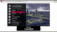 [LG WebOS TV] - Location Settings in LG Smart TVs