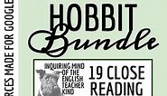 The Hobbit Close Reading Analysis Worksheets Bundle for Google Drive