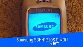 Samsung SGH-R210S On/Off