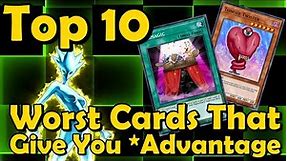 Top 10 Worst Cards That Give You Card Advantage in YuGiOh