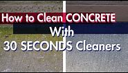 How to Clean Concrete Without A Pressure Washer