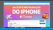 Como fazer o Backup e Restaurar seu iPhone/iPad pelo iTunes no Computador? (SEM iCLOUD )