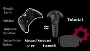 Xbox Controller emulate HTC Vive Controller for Virtual Reality Steam VR on PC (Tutorial)