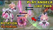 Be The PERFECT ANGELA! The ULTIMATE ANGELA ROTATION GUIDE।Mobile Legends