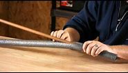 How to Install Tubes of Foam Insulation on Copper Water Pipes : Water Pipes & Plumbing