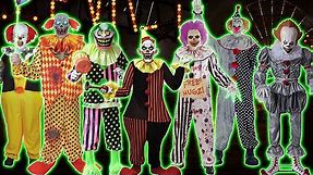 Insane Halloween Yard Haunt Full of Creepy Clown Animatronics & Dolls! Spirit Halloween Props