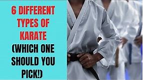 6 Different Types of Karate (Which one should you pick!)