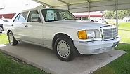 1990 Mercedes-Benz 420SEL Start Up, Engine, and In Depth Tour