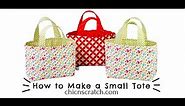 How to make a Small Tote Bag