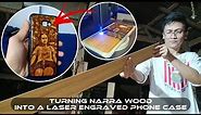 Wooden Phone Case "THE MAKING" | Personalized Laser Engraved Wooden Phone Case | JiMECHANIC | NEJE