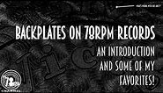 Backplates on 78rpm Records