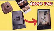 Make a instax photo case from empty cartridge |Reuse ideas