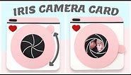DIY | Magic Iris Camera Card FREE SVG | Handmade Gift Idea