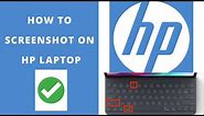 How To Screenshot On HP Laptop | Windows 10, 8 & 7