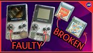 Fixing Broken Gameboys Colors and Gameboy Color Games. Faulty Gameboy Handheld & Game Fix.