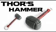 How To Make A Paracord Thor's Hammer Key Chain | Paracord Mjolnir Tutorial
