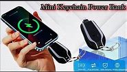 Keychain Power Bank, Mini Power Bank Fast Charging 1500mah Unboxing & Review Video