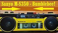 Sanyo M-S350LU Yellow (Bumblebee) restoration.