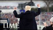 4K VR Behind The Podium Of Donald Trump's 2017 Presidential Inauguration Speech | 360 Video | TIME