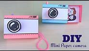How to make a paper camera /DIY paper camera |Easy DIY/mini paper camera/School hacks/ Origami craft