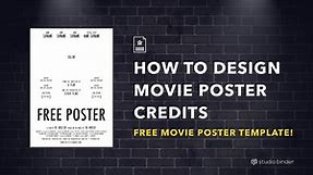 How to Make a Movie Poster [Free Poster Template]