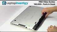 HP PAVILION 17-F Battery Installation Replacement Guide - Remove Replace Install Laptop 15-P 17T 17Z