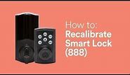 How to: Recalibrate Smart Lock (Kwikset 888)