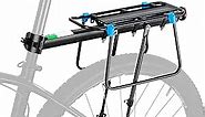 ROCKBROS Rear Bike Racks, Quick Release Bike Cargo Rack, Bike Rack for Back of Bike, Aluminum Alloy Mountain Bike Rear Rack