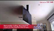 Retractable Ceiling Mounted TV