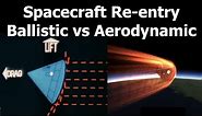Ballistic Reentry vs Aerodynamic Reentry