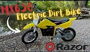 Razor MX650 Dirt Rocket Electric Dirt Bike | First Ride Unboxing Assembly Review