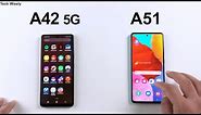 SAMSUNG A42 5G vs A51 Speed Test