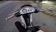 Gilera Runner Malossi 172 ported on board POV Pure Sound DDL Exhaust