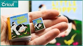 DIY Miniature Books with your Cricut | Dollhouse Printables Tutorial | Mini Brands