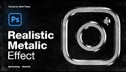 Create SUPER Realistic Metal Effect in Photoshop - Photoshop Tutorial