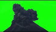 Volcano Explosion on Green Screen [FREE USE]